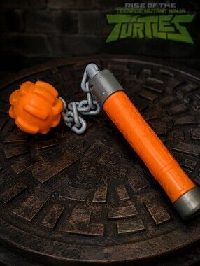 Teenage Mutant Ninja Turtles Michelangelo Kusari-Fundo Weapon Cosplay Prop Rise
